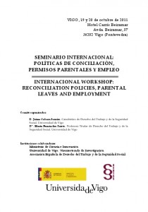 International Workshop Politicas Concilicacion, Permisos Parentales y Empleo