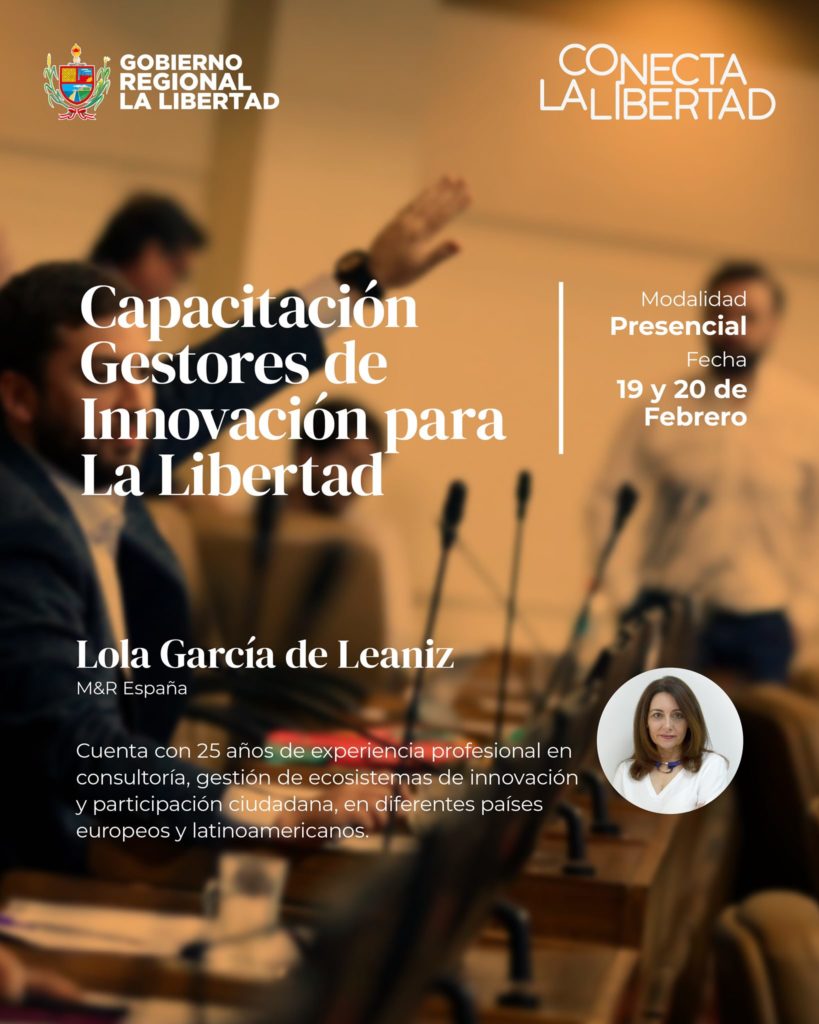 Imagen de portada de capacitación. Ponente Lola García de Leaniz